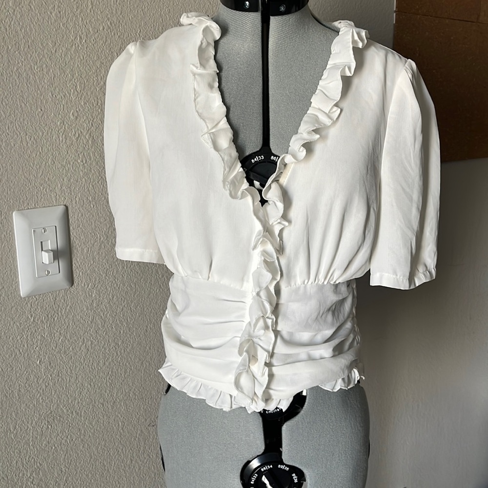 White formals top